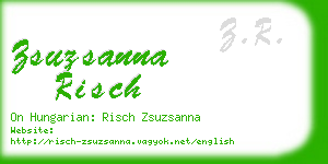 zsuzsanna risch business card